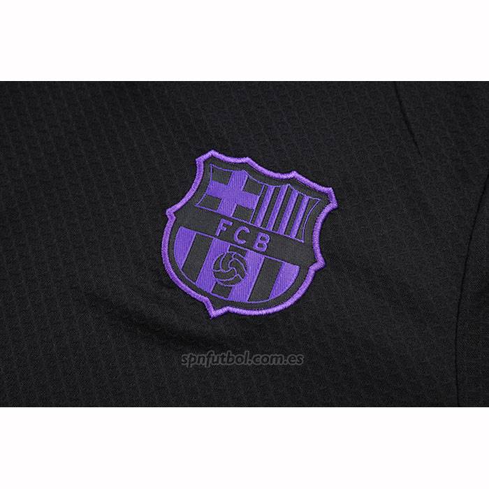 Chandal del Barcelona Manga Corta 2025-2026 Negro - Pantalon Corto